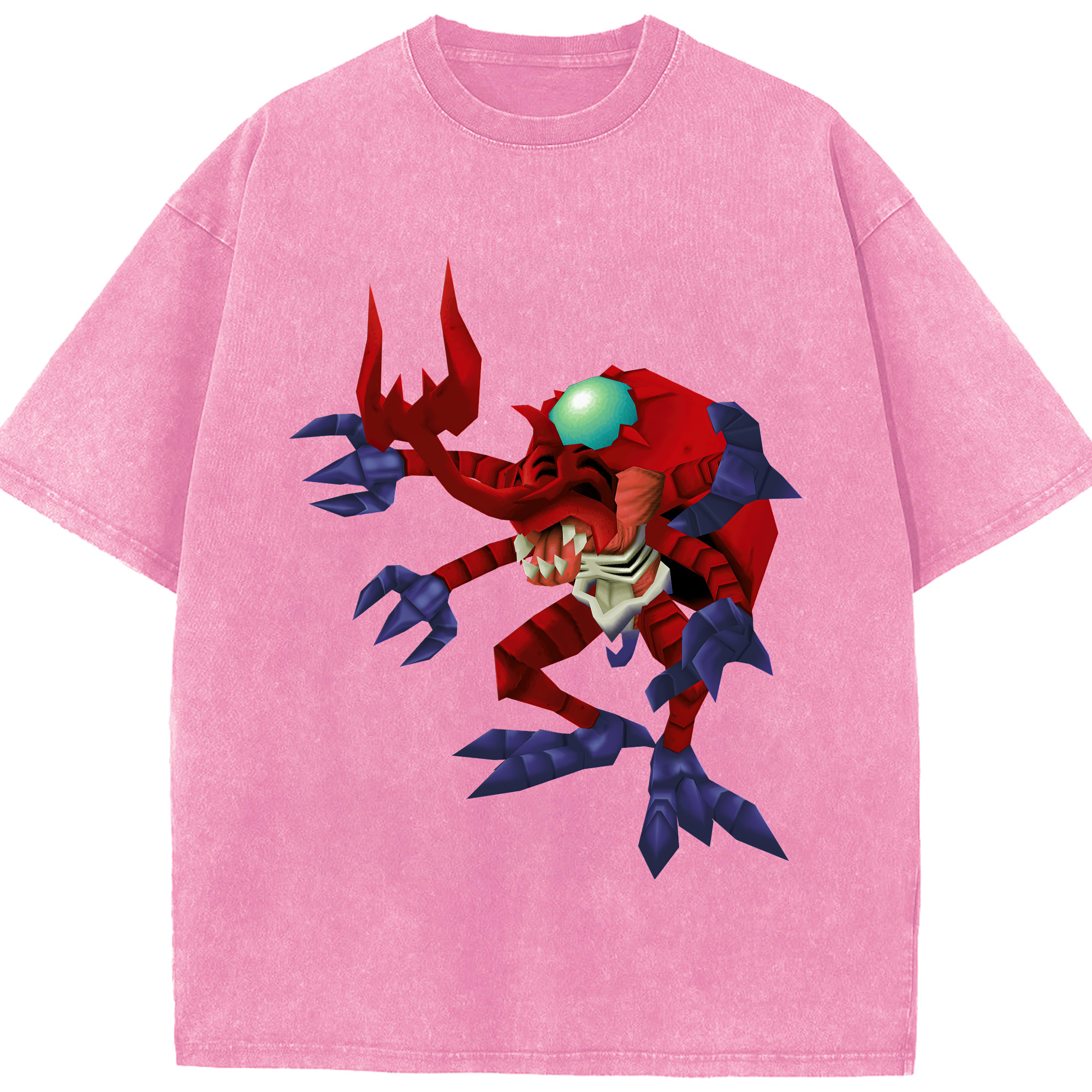 （画像用） Digimon デジタルモンスター/デジモン 綿100% ヴィンテージ風 半袖Tシャツ（フロントプリント）